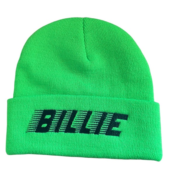 Billie Eilish Bright Green Beanie Knit 